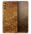 Molten Gold Digital Foil Swirl V2 - Premium Vinyl Skin Decal for Samsung Galaxy S25 Ultra, S24, S23, S22 & All Galaxy S Models