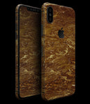 Molten Gold Digital Foil Swirl V2 - iPhone XS MAX, XS/X, 8/8+, 7/7+, 5/5S/SE Skin-Kit (All iPhones Available)