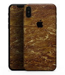 Molten Gold Digital Foil Swirl V2 - iPhone XS MAX, XS/X, 8/8+, 7/7+, 5/5S/SE Skin-Kit (All iPhones Available)