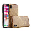 Molten Gold Digital Foil Swirl V2 - iPhone X Swappable Hybrid Case