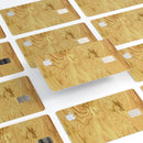 Molten Gold Digital Foil Swirl V3 - Premium Protective Decal Skin-Kit for the Apple Credit Card