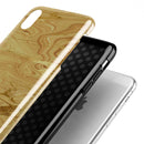 Molten Gold Digital Foil Swirl V3 - iPhone X Swappable Hybrid Case