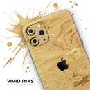 Molten Gold Digital Foil Swirl V3 - Vinyl Skin Wrap for iPhone 17 Pro Max, 17 Pro, 17 Air, 17, 16 & All Models — Soft Matte or Ultra Gloss