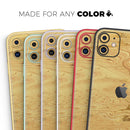 Molten Gold Digital Foil Swirl V3 - Vinyl Skin Wrap for iPhone 17 Pro Max, 17 Pro, 17 Air, 17, 16 & All Models — Soft Matte or Ultra Gloss