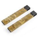 Molten Gold Digital Foil Swirl V4 - Premium Decal Protective Skin-Wrap Sticker compatible with the Juul Labs vaping device