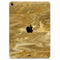 Molten Gold Digital Foil Swirl V4 - Full Body Skin Decal for the Apple iPad Pro 12.9", 11", 10.5", 9.7", Air or Mini (All Models Available)