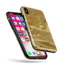 Molten Gold Digital Foil Swirl V4 - iPhone X Swappable Hybrid Case