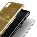 Molten Gold Digital Foil Swirl V4 - iPhone X Swappable Hybrid Case