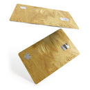Molten Gold Digital Foil Swirl V5 - Premium Protective Decal Skin-Kit for the Apple Credit Card