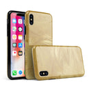 Molten Gold Digital Foil Swirl V5 - iPhone X Swappable Hybrid Case