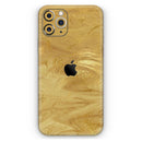 Molten Gold Digital Foil Swirl V5 - Vinyl Skin Wrap for iPhone 17 Pro Max, 17 Pro, 17 Air, 17, 16 & All Models — Soft Matte or Ultra Gloss