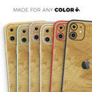 Molten Gold Digital Foil Swirl V5 - Vinyl Skin Wrap for iPhone 17 Pro Max, 17 Pro, 17 Air, 17, 16 & All Models — Soft Matte or Ultra Gloss