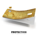 Molten Gold Digital Foil Swirl V6 - Premium Protective Decal Skin-Kit for the Apple Credit Card