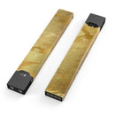Molten Gold Digital Foil Swirl V6 - Premium Decal Protective Skin-Wrap Sticker compatible with the Juul Labs vaping device
