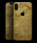 Molten Gold Digital Foil Swirl V6 - iPhone XS MAX, XS/X, 8/8+, 7/7+, 5/5S/SE Skin-Kit (All iPhones Available)
