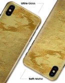 Molten Gold Digital Foil Swirl V6 - iPhone X Clipit Case