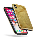 Molten Gold Digital Foil Swirl V6 - iPhone X Swappable Hybrid Case