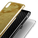 Molten Gold Digital Foil Swirl V6 - iPhone X Swappable Hybrid Case