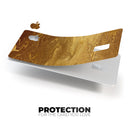 Molten Gold Digital Foil Swirl V7 - Premium Protective Decal Skin-Kit for the Apple Credit Card