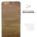 Molten Gold Digital Foil Swirl V7 - Skin-Kit for the Samsung Galaxy S-Series S20, S20 Plus, S20 Ultra , S10 & others (All Galaxy Devices Available)