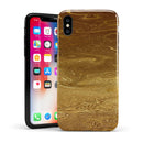 Molten Gold Digital Foil Swirl V7 - iPhone X Swappable Hybrid Case