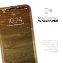 Molten Gold Digital Foil Swirl V7 - Vinyl Skin Wrap for iPhone 17 Pro Max, 17 Pro, 17 Air, 17, 16 & All Models — Soft Matte or Ultra Gloss