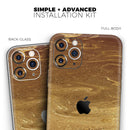 Molten Gold Digital Foil Swirl V7 - Vinyl Skin Wrap for iPhone 17 Pro Max, 17 Pro, 17 Air, 17, 16 & All Models — Soft Matte or Ultra Gloss