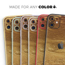 Molten Gold Digital Foil Swirl V7 - Vinyl Skin Wrap for iPhone 17 Pro Max, 17 Pro, 17 Air, 17, 16 & All Models — Soft Matte or Ultra Gloss