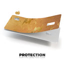 Molten Gold Digital Foil Swirl V8 - Premium Protective Decal Skin-Kit for the Apple Credit Card