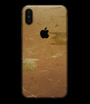 Molten Gold Digital Foil Swirl V8 - iPhone XS MAX, XS/X, 8/8+, 7/7+, 5/5S/SE Skin-Kit (All iPhones Available)