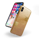 Molten Gold Digital Foil Swirl V8 - iPhone X Swappable Hybrid Case