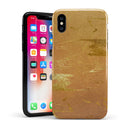 Molten Gold Digital Foil Swirl V8 - iPhone X Swappable Hybrid Case