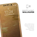 Molten Gold Digital Foil Swirl V8 - Vinyl Skin Wrap for iPhone 17 Pro Max, 17 Pro, 17 Air, 17, 16 & All Models — Soft Matte or Ultra Gloss