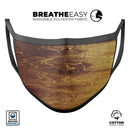 Molten Gold Digital Foil Swirl V9 - Made in USA Mouth Cover Unisex Anti-Dust Cotton Blend Reusable & Washable Face Mask with Adjustable Sizing for Adult or Child