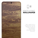 Molten Gold Digital Foil Swirl V9 - Premium Vinyl Skin Decal for Samsung Galaxy S25 Ultra, S24, S23, S22 & All Galaxy S Models