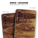 Molten Gold Digital Foil Swirl V9 - Premium Vinyl Skin Decal for Samsung Galaxy S25 Ultra, S24, S23, S22 & All Galaxy S Models