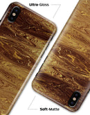 Molten Gold Digital Foil Swirl V9 - iPhone X Clipit Case