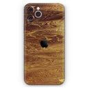 Molten Gold Digital Foil Swirl V9 - Vinyl Skin Wrap for iPhone 17 Pro Max, 17 Pro, 17 Air, 17, 16 & All Models — Soft Matte or Ultra Gloss