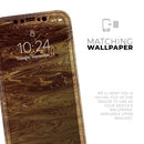 Molten Gold Digital Foil Swirl V9 - Vinyl Skin Wrap for iPhone 17 Pro Max, 17 Pro, 17 Air, 17, 16 & All Models — Soft Matte or Ultra Gloss