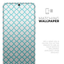 Moracan Teal on White - Premium Vinyl Skin Decal for Samsung Galaxy S25 Ultra, S24, S23, S22 & All Galaxy S Models