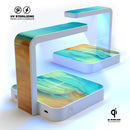 Morning Beach Blur UV Germicidal Sanitizing Sterilizing Wireless Smart Phone Screen Cleaner + Charging Station