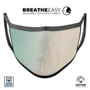 Morning Beach - Made in USA Mouth Cover Unisex Anti-Dust Cotton Blend Reusable & Washable Face Mask with Adjustable Sizing for Adult or Child