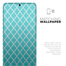 Morocan Teal Pattern - Premium Vinyl Skin Decal for Samsung Galaxy S25 Ultra, S24, S23, S22 & All Galaxy S Models