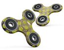 Mottled Black and Yellow Polkadots Full-Body Fidget Spinner Skin-Kit