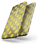 Mottled Black and Yellow Polkadots - Skin-kit for the iPhone 8 or 8 Plus