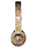 Mottled Brown and White Polkadots -7 Full-Body Skin Kit for the Beats by Dre Solo 3 Wireless Headphones