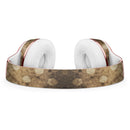 Mottled Brown and White Polkadots -7 Full-Body Skin Kit for the Beats by Dre Solo 3 Wireless Headphones