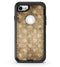 Mottled Brown and White Polkadots -7 - iPhone 7 or 8 OtterBox Case & Skin Kits