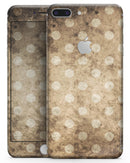 Mottled Brown and White Polkadots -7 - Skin-kit for the iPhone 8 or 8 Plus