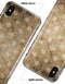 Mottled Brown and White Polkadots -7 - iPhone X Clipit Case